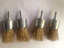 Wire brush grinding head electric grinding brush cleaning rust removal deburring polishing with handle wire brush copper wire brush wire brush wire wheel