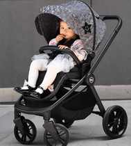 HBR Hubel HiWorld high landscape stroller lightweight folding stroller two-way sitting can lie