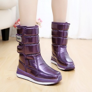 短靴加绒雪地靴