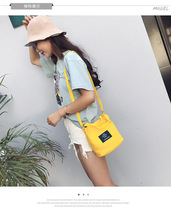Schoolgirl sails bunk bag Lazy Sail Cloth Bag shopping bags ins Handheld Korean version original Cebu ulzzang Single shoulder SY type