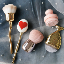 Japan imported rose powder dust brush nail tool nail cleaning brush gray dust brush multifunctional dust brush
