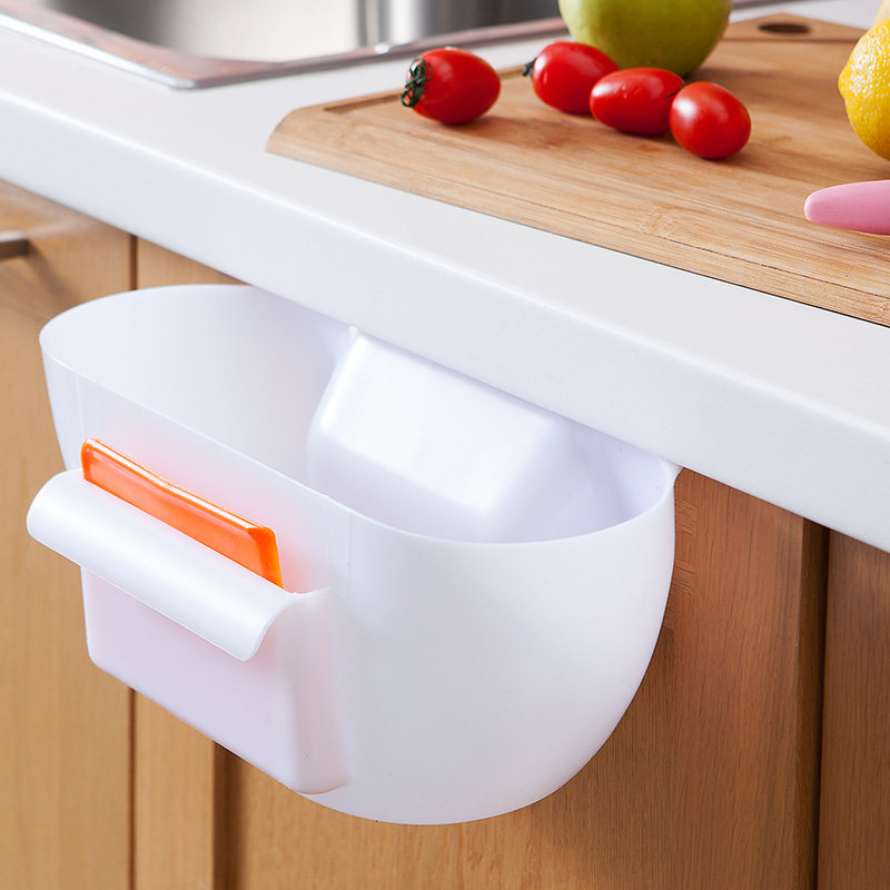lin miku creative hanging trash can kitchen storage buet simple plastic large storage buet