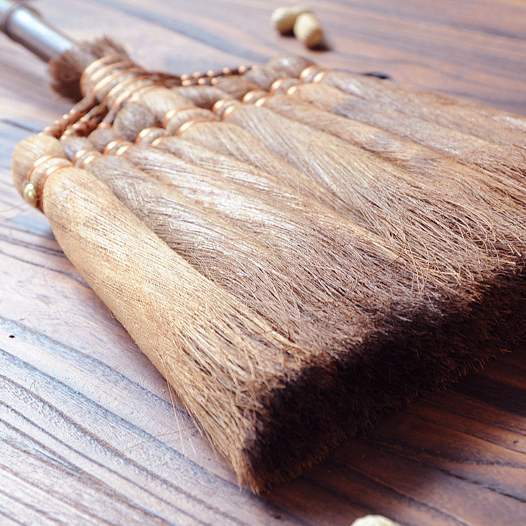 手艺创艺棕丝手工竹把扫帚家务地板扫地砖清洁扫把防静电除尘扫把