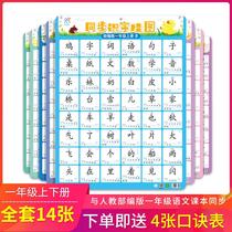 Childrens early education wall chart silent first grade word learning pinyin alphabet wall stickers full set of childrens literacy cards