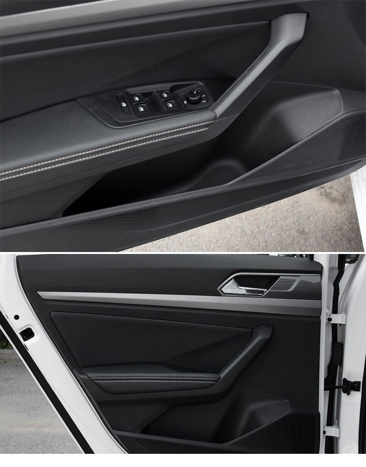 18-19款大众新朗逸plus门板包皮车门扶手皮套把手内饰改装全包皮