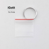 iGotit3 * 3cm500 special small ziplock bag special thickness 20 Silk medicine bag coin hardware parts clip chain packaging bag