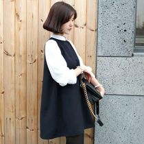 Pregnancy Woman Dress Spring Loaded Suit 2022 New Korean Version Fake Two Dress Code Dresses Big Code Pregnant Clothes Autumn Winter Clothing Suit