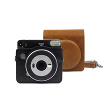 Fuji Polaroid camera SQ6 camera bag PU leather leather leather bag photo protective case shoulder bag SQ6 fit bag