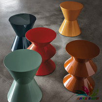 Designer FRP fashion Pier living room small coffee table corner several side indoor outdoor sitting Pier coffee table for two