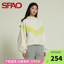 SPAO womens spring and summer new fashion trend Korean version of the fleece jacket SPJJA11S11