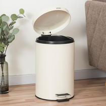 Ou Runzhe trash can Rome living room kitchen bathroom pedal European retro office cleaning tube