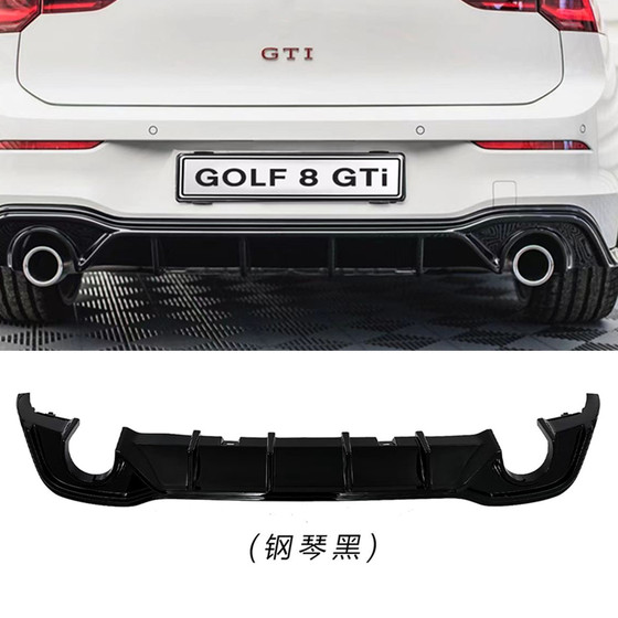폭스 바겐 골프 8 세대 특수 리어 립 GTI/rline 더블 아웃 4 아웃 테일 립 수정 모양 부품 후면 레버 중단 폭스 바겐 골프 8 세대 특수 리어 립 GTI/rline 더블 아웃 4 아웃 테일 립 수정 모양 부품 후면 레버 중단