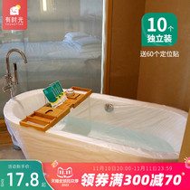 10pcs Travel Hotel Bath Tub Cover Bath Bag Disposable Bath Bag Shower Bucket Bath Thick Plastic Film Home