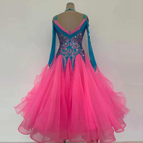 The Morden Dance Competition Dress National Standard Dance Competition Dress Waltz Performance Dress Ballroom Dance Performance Group Square Dance Big Swing Dress