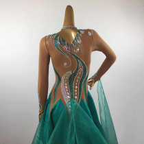 Modern Dance Competition Skirt National Standard Dance Performance Foxtrot Dance Performance Ballroom Dance Dress Square Dance Grand Dress