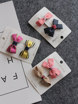 2 dress butterfly knots card Han version of baby girl child headwear