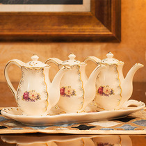 Mingla creative ceramic oil pot leak-proof oil bottle leak-proof oil sauce bottle oil tank Creative kitchen supplies