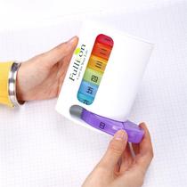 Taiwan brand Hu Li Kang 28 tablets seven days a week Pill storage box Sub-packaging medicine box contains seven small medicine boxes