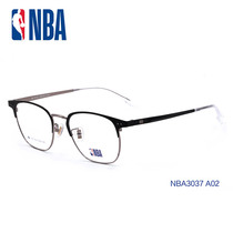 NBA3037 men and women retro myopia mirror frame round art fashion Metal Black Gun Color Trend Full Frame