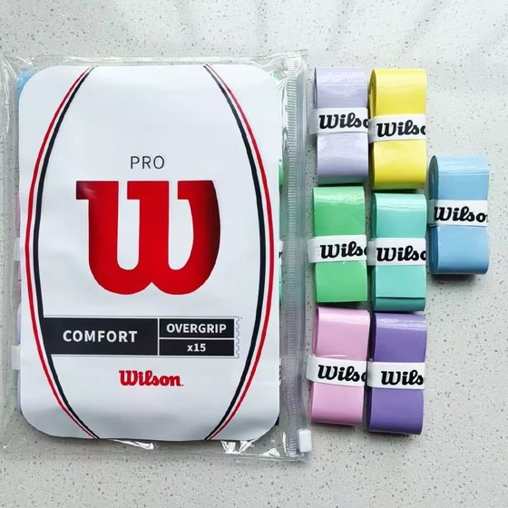 Wilson Welson Tennis Clap Hand Glue Glue Badminton Clap Sweat 흡수 슬립 충격 흡수 흡수 그립 랩 벨트 Pro Wilson Welson Tennis Clap Hand Glue Glue Badminton Clap Sweat 흡수 슬립 충격 흡수 흡수 그립 랩 벨트 Pro
