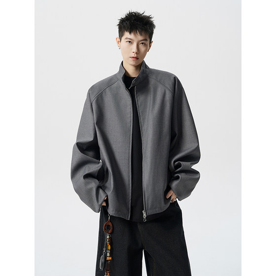 Mom Chicken MGJM Street Style Autumn American Stand Collar Casual Jacket Top Loose Men and Women Long Sleeve Jacket Trendy
Mom Chicken MGJM Street Style Autumn American Stand Collar Casual Jacket Top Loose Men and Women Long Sleeve Jacket Trendy