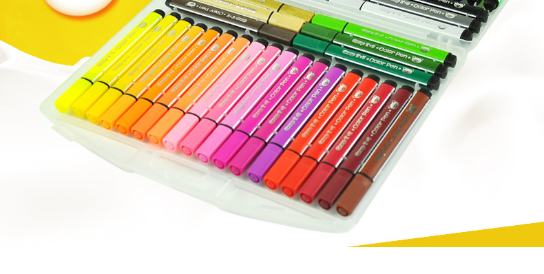 幼儿儿童掌握水彩笔36色包邮24色手绘笔48色彩色画笔套装批发无毒