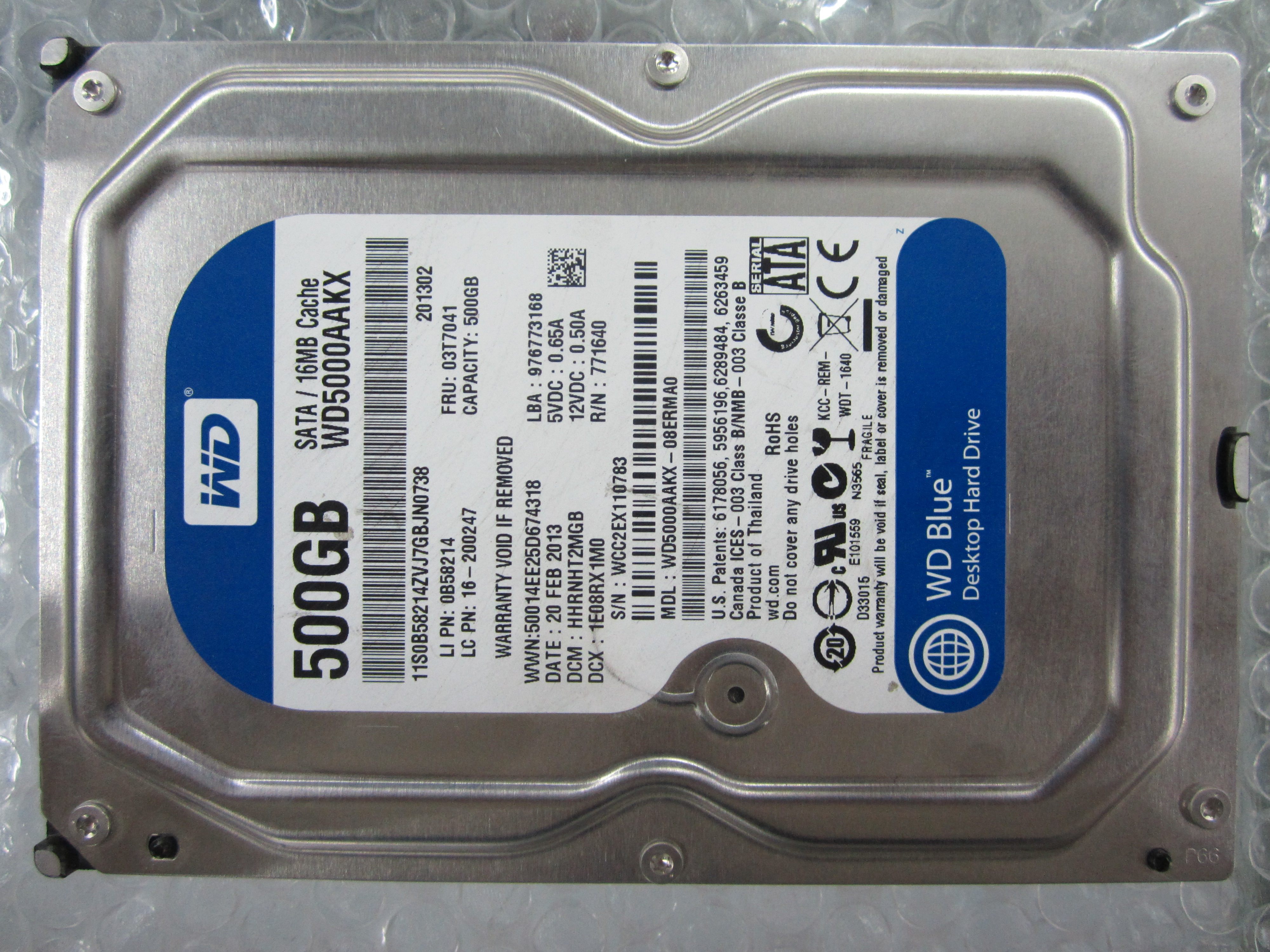 希捷 西数 500g 台式机硬盘 监控硬盘 7200转 3.