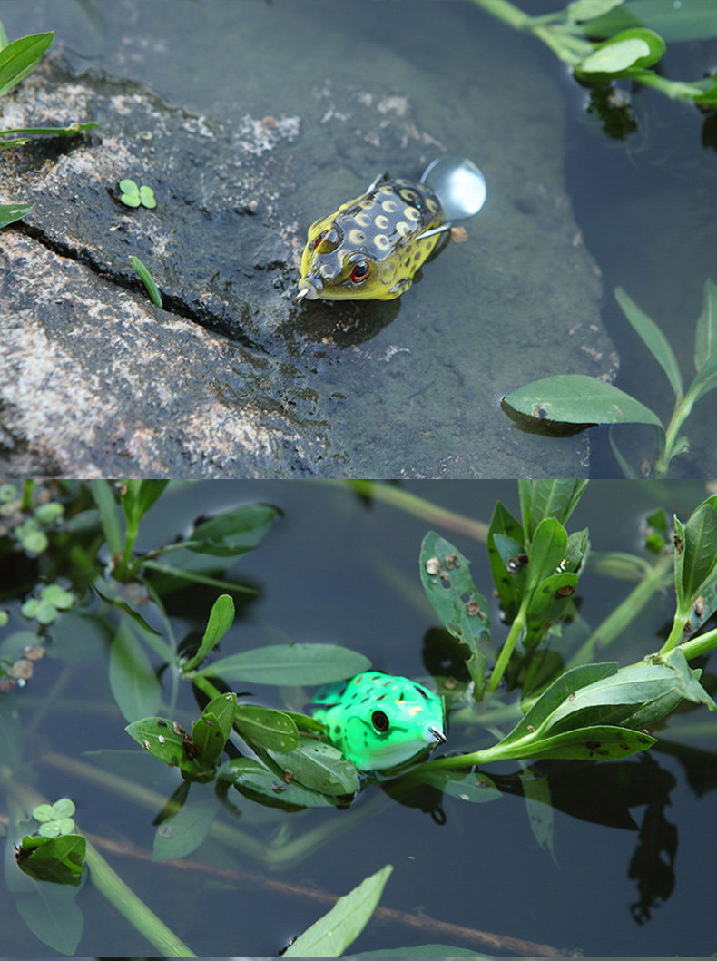 雷蛙黑鱼专杀新款路亚饵假饵雷蛙改装黑鱼钩钓专用路亚饵远投青蛙