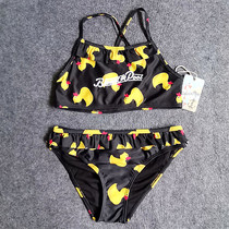 Export foreign trade Girl split swimsuit girl child baby cute sunscreen beach hot spring bikini swimsuit