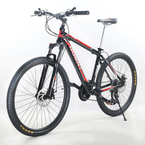 Mountain bike aluminum alloy cross-country shock absorption luminous Shimano speed racing male and female young students light bicycle