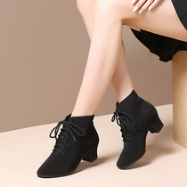 Charm dance high-top Latin dance shoes ladies body training boots classical folk dance adult modern dance shoes