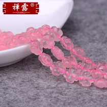 Zen Dew powder Crystal four-leaf clover with beads Mozambique powder crystal beads semi-finished DIY handmade women accessories