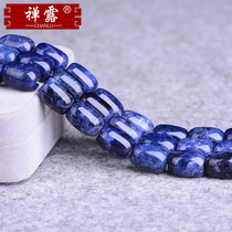 Zen Lu Blue Stone Bucket Beads Diamond Bodhi Waist Beads Tibetan DIY Bracelet Necklace Accessories Material