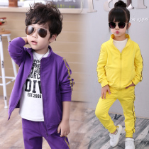 Kindergarten garden spring and autumn suit Primary school uniform Childrens school uniform Mens and womens class uniform School uniform Teacher pure cotton sports suit