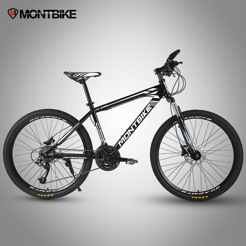 畅诚montbike山地自行车21/24/27速双油碟刹26寸变速车男女式学生_不