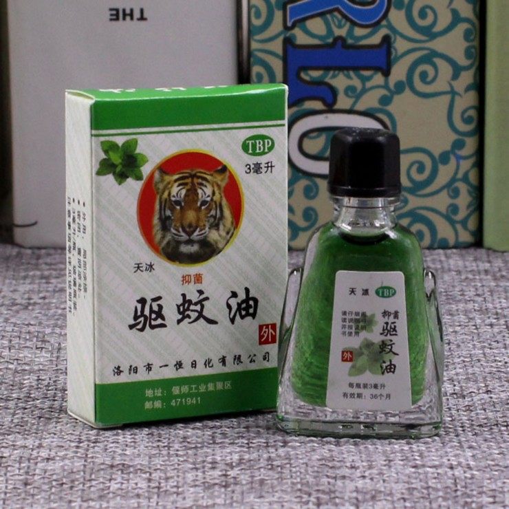 虎头抑菌驱蚊油3ml 蚊子油 风油精清凉驱蚊 蚊不叮防蚊子日用品