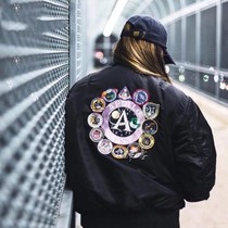 ALPHA ALPHA MA-1 Apollo nasa US Air Force bomber jacket men and women thick coat cotton suit