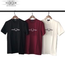 Coke spot Fred Perry wheat ears FP M7514 classic fashion embroidery logo short sleeve T-shirt mens
