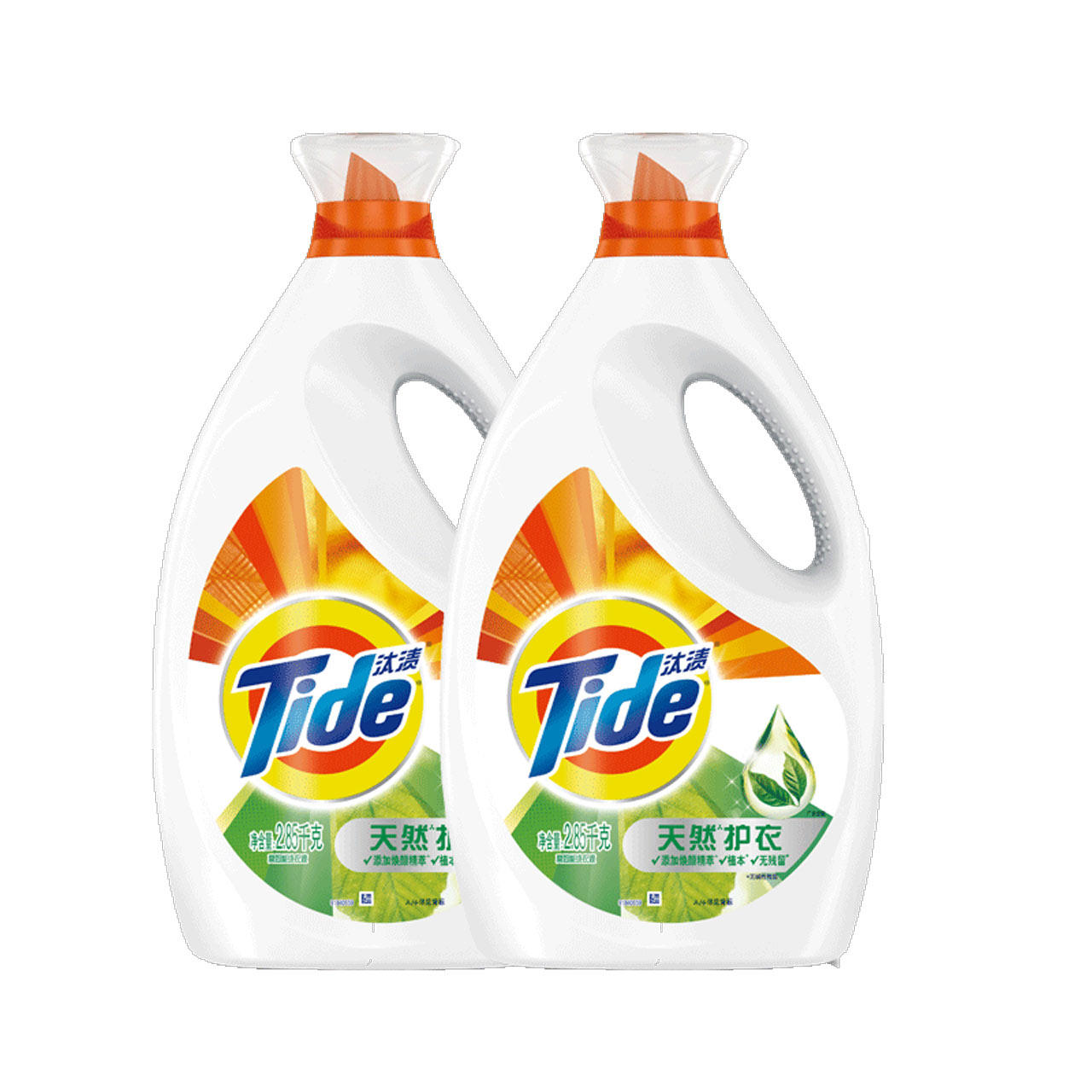 宝洁汰渍天然护衣洗衣液留香整箱批家用促销实惠装2852瓶