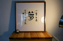 Zhao Dashans original calligraphy calligraphy and painting the original handwriting is a dream as a horse dream