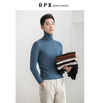 Horizon mens winter turtleneck can be renovated basic candy color sweater warm thick base sweater