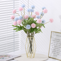 Simulation flowers fake flowers silk flower table decoration small ornaments furnishings living room dry flowers desktop Nordic