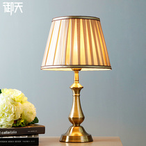 American desk lamp bedroom bedside table lamp living room warm bedside lamp creative romantic home dimmable touch lamp