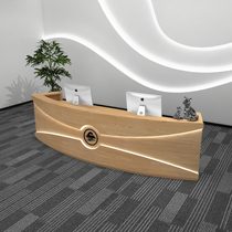 Stainless steel cash reception clothing shop beauty salon bar wedding shop reception desk Company front desk Simple modern