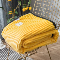Coral Flannel Blanket Quilt Pad Bed Sheet Person Thickened Winter warm office Blanket Nap Milk blanket