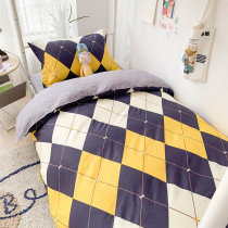 Student Dormitory Bed Three Sets Pure Cotton Full Cotton Quilts Bed Linen Summer College Students Bunk Beds Single High School College