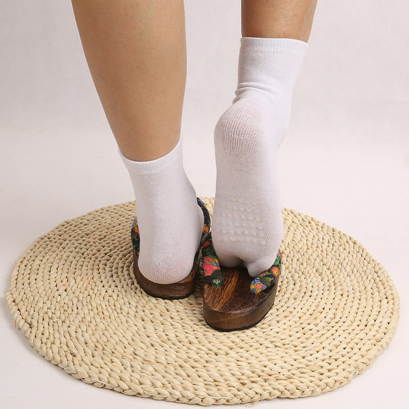 适用于包邮日式袜四季二指2分指两指袜男女中筒纯棉二趾袜常规1双