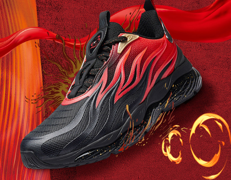 特步烽火鞋22代风火文化加持