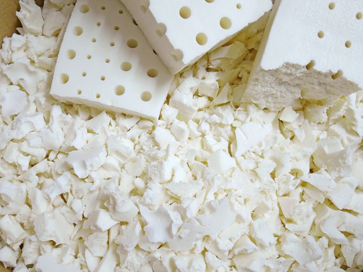 天然乳胶床垫边角料填充颗粒乳胶抱枕u型枕护颈枕头靠垫diy填充物