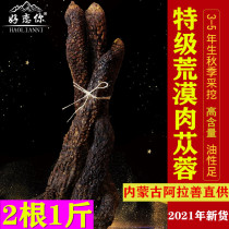 Cistanche wild Inner Mongolia premium whole root wine material Male tonic Chinese herbal medicine Alashan Cistanche lock Yang